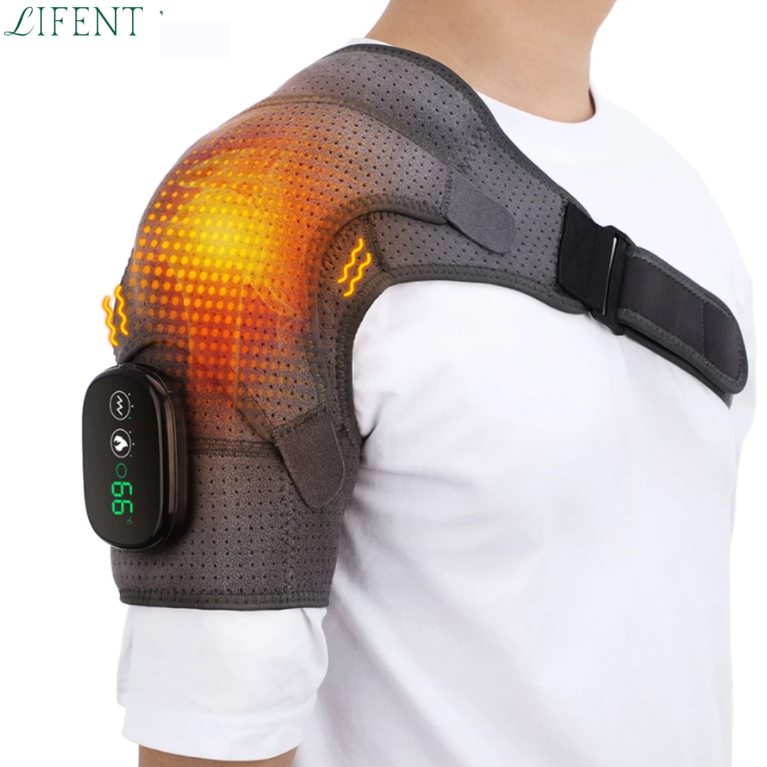 Massageador e Aquecedor p/ Alivio de Dores no Ombro