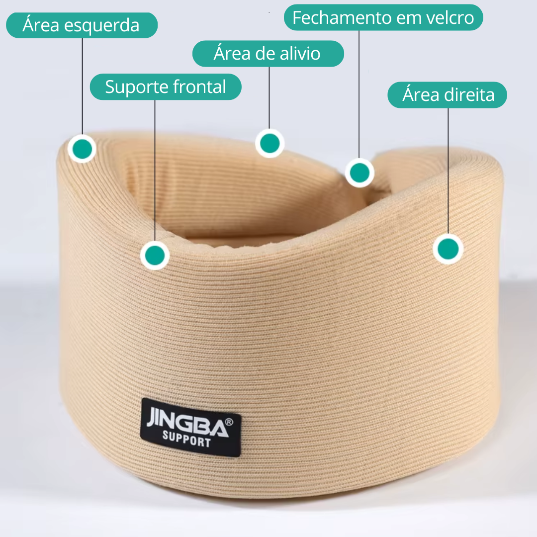 Colar Cervical com Espuma de Memória